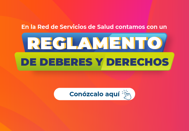 Imagen con texto: En la RSS contamos con un reglamento de deberes y derechos